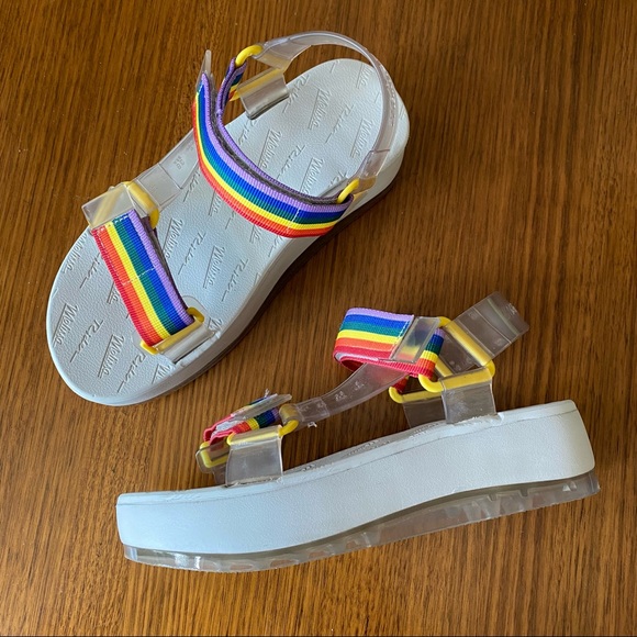 Melissa Papete Platform Rider Sandals rainbow - Picture 3 of 10